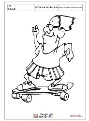 Kaykay boyama sayfaları